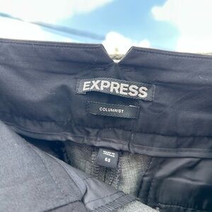 Express Black Columnist Trousers